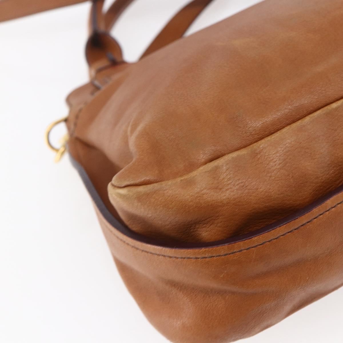Chloe Margaret Handbag Leather, BROWN, LEATHER, Handbag