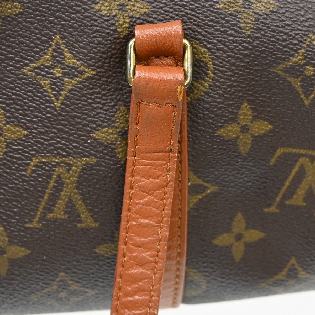 Louis Vuitton Papillon Handbag Monogram Canvas, Brown, Canvas, Handbag