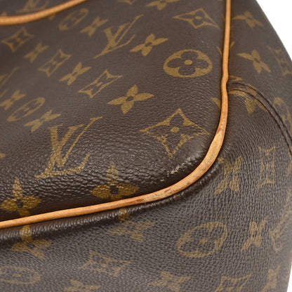 Louis Vuitton Deauville Handbag Monogram Canvas, BROWN, CANVAS, Handbag