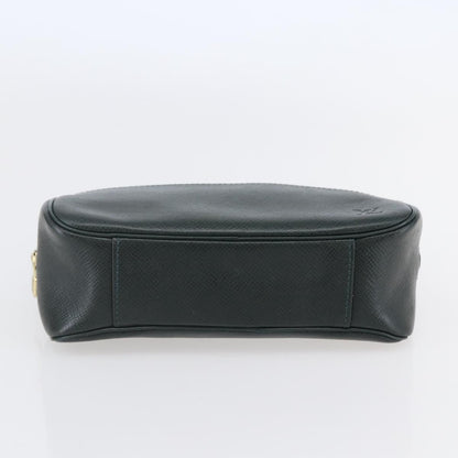 Louis Vuitton Toiletry Bag Leather, GREEN, LEATHER, Toiletry Case