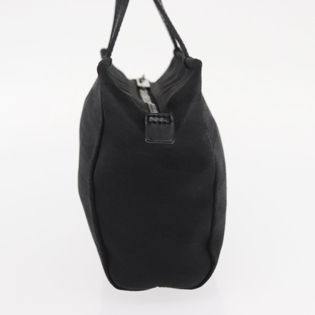 Fendi Vintage Handbag Canvas, Black, Canvas, Handbag