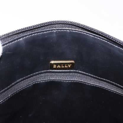 Bally Vintage Chain Shoulder Bag Quilted Leather, Black, Leather, Shoulder Bag