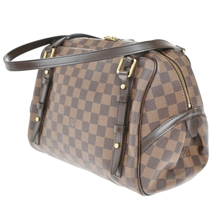Louis Vuitton Rivington Satchel Damier, BROWN, CANVAS, Shoulder bag