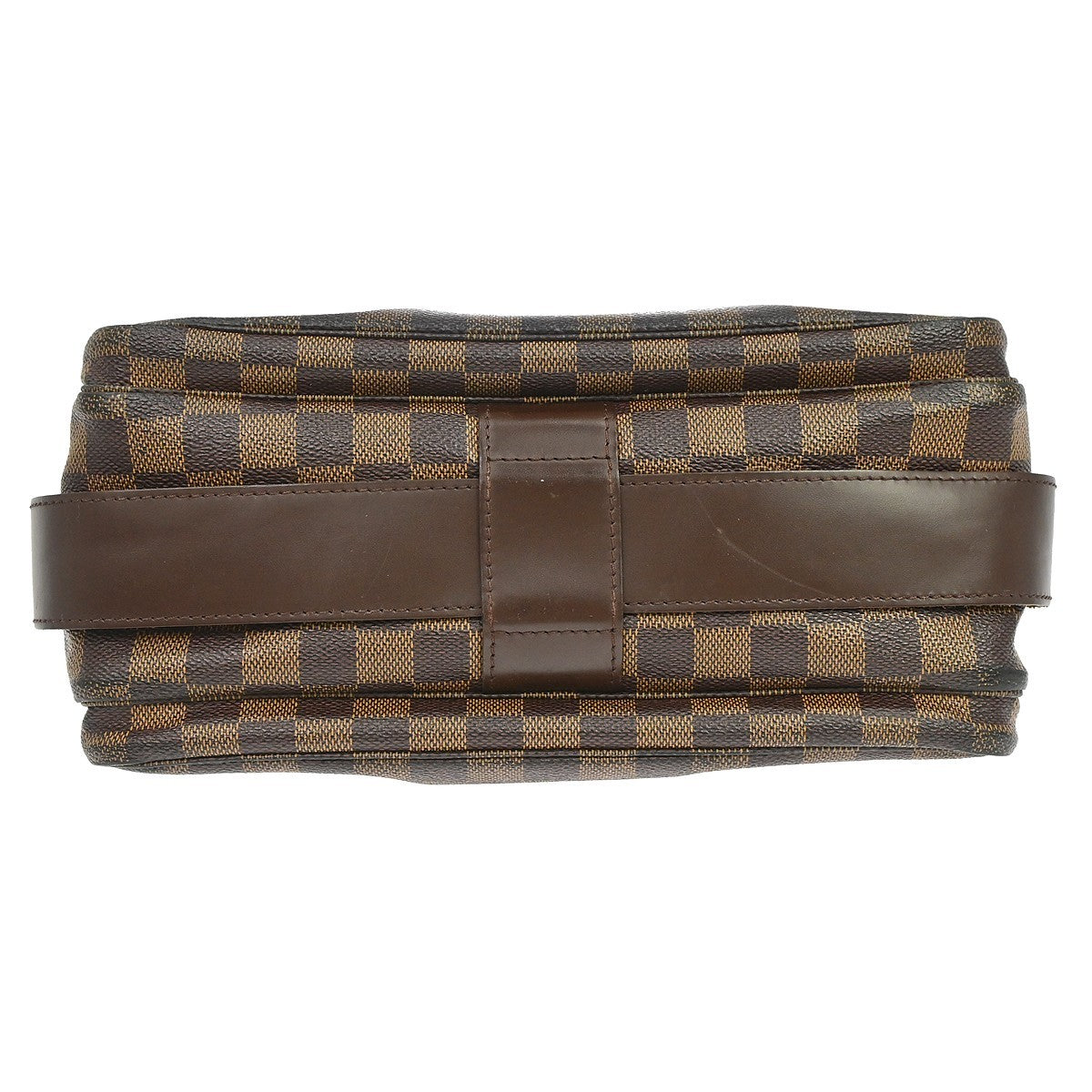 Louis Vuitton Naviglio Handbag Damier, Brown, Canvas, Shoulder Bag