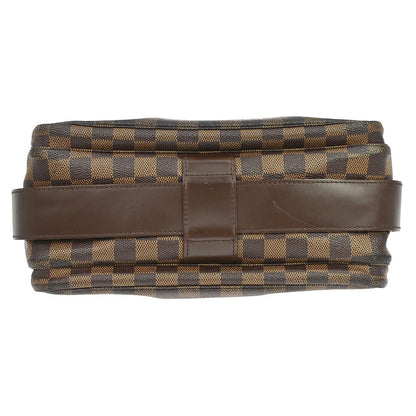 Louis Vuitton Naviglio Handbag Damier, Brown, Canvas, Shoulder Bag