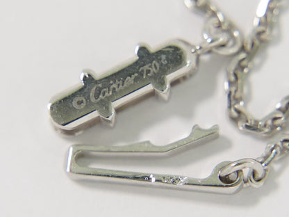 Cartier C Heart de Cartier Pendant Necklace 18K White Gold with Diamond, SILVER, WHITE_GOLD, Necklace