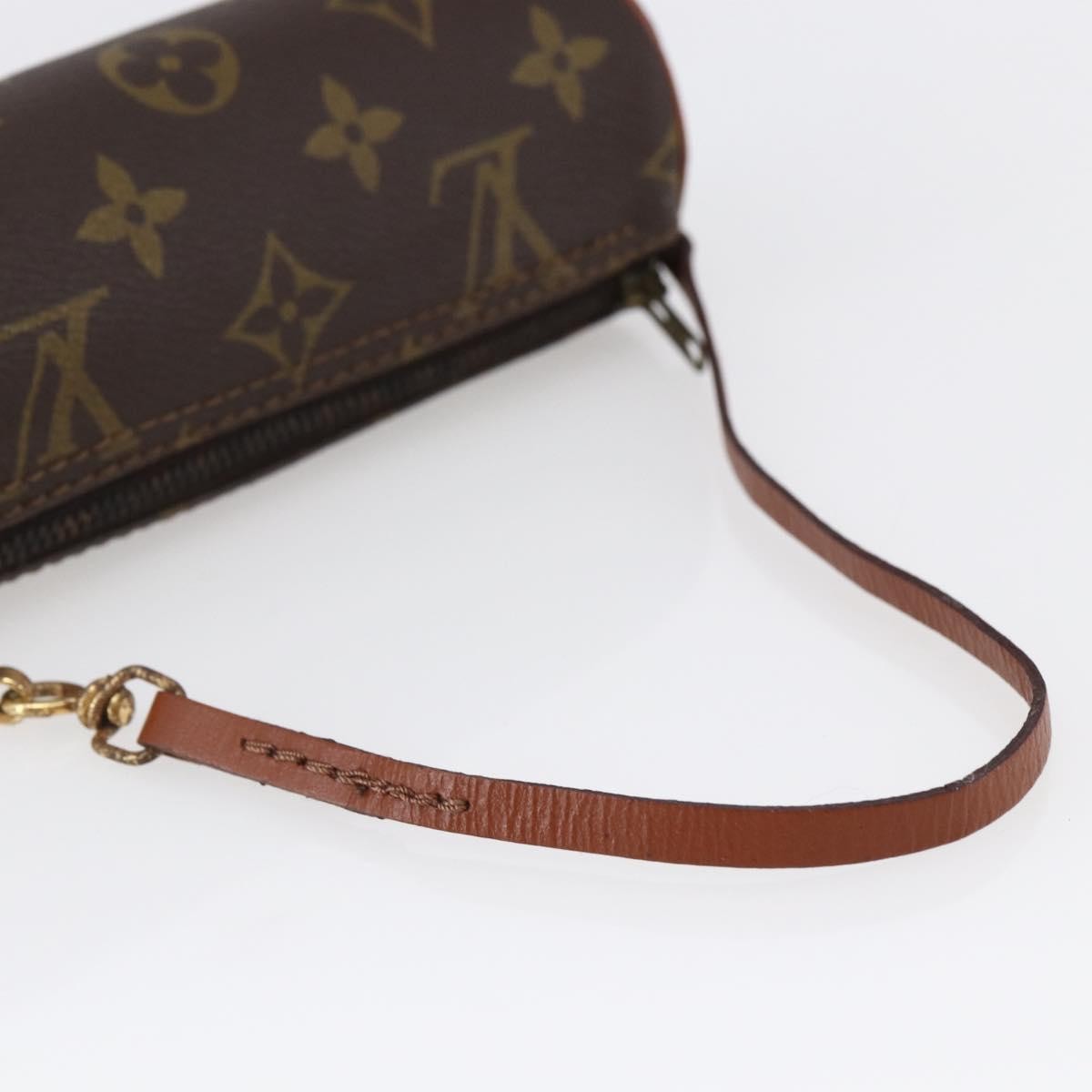 Louis Vuitton Papillon Pochette Monogram Canvas, BROWN, CANVAS, Handbag