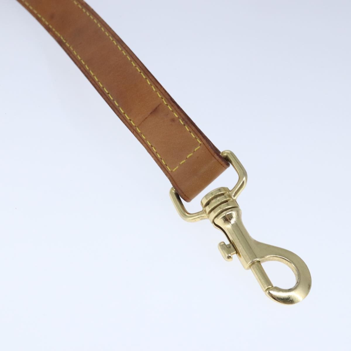 Louis Vuitton Adjustable Shoulder Strap Vachetta Leather, BEIGE, LEATHER, Straps
