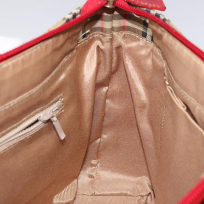 Burberry Nova Check Handbag Nova Check Canvas and leather, BEIGE, CANVAS, Handbag