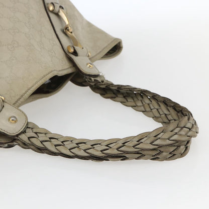 Gucci Pelham Shoulder Bag Leather, BEIGE, LEATHER, Shoulder bag
