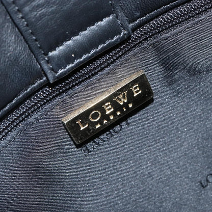 Loewe Vintage Handbag Leather, BLACK, LEATHER, Handbag