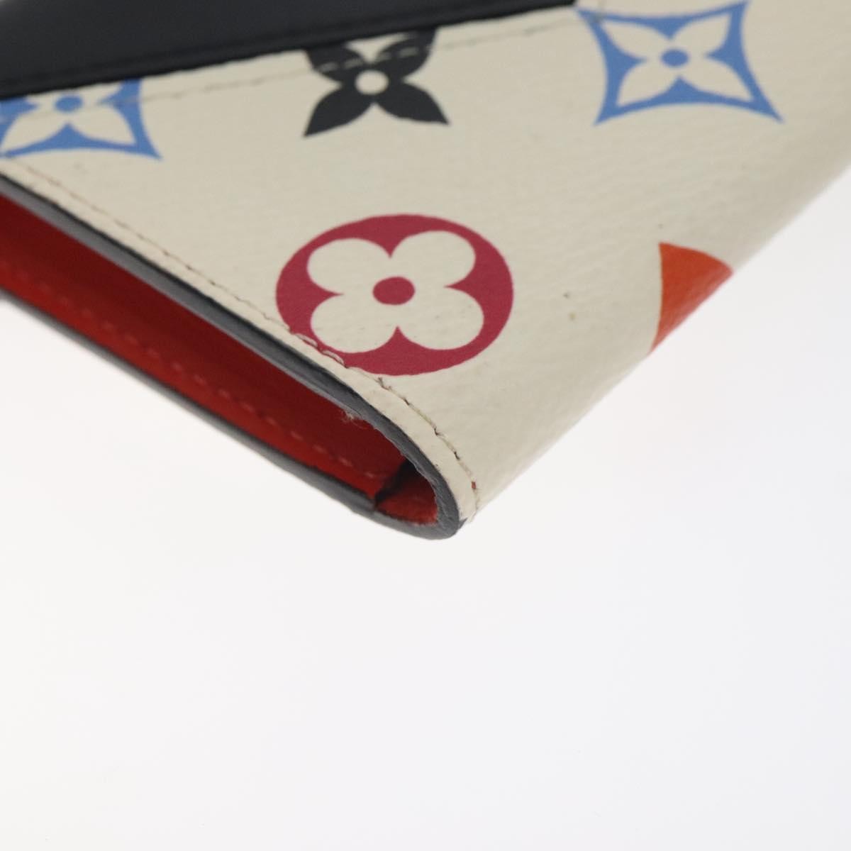 Louis Vuitton Game On Card Holder Monogram Canvas and Epi Leather, WHITE, CANVAS, Card Holders