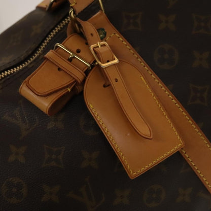 Louis Vuitton Keepall Bag Monogram Canvas, BROWN, CANVAS, Travel bag