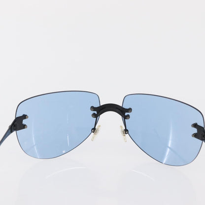 Chanel Logo CC Sunglasses Metal, BLUE, METAL, Sunglasse