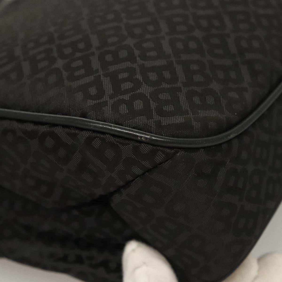 Bally Vintage Shoulder Bag Nylon, Black, Nylon, Shoulder Bag