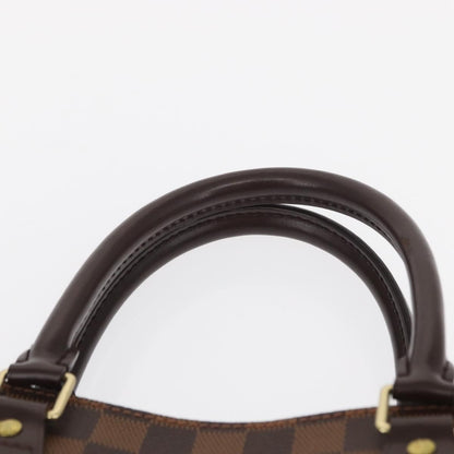 Louis Vuitton Sac Plat Bag Damier, BROWN, CANVAS, Handbag