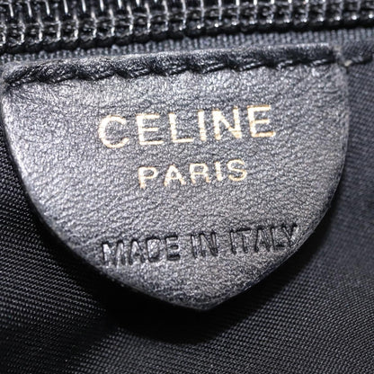 Celine Circle Logo Handbag Nylon, BLACK, NYLON, Handbag