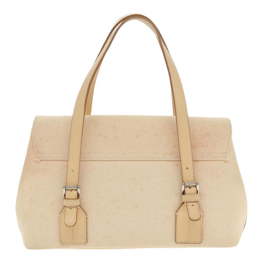 Burberry Vintage Handbag Canvas, BEIGE, CANVAS, Handbag