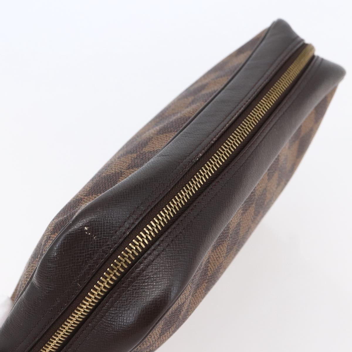 Louis Vuitton Trousse Toilette Damier Canvas, BROWN, CANVAS, Clutche & pouche