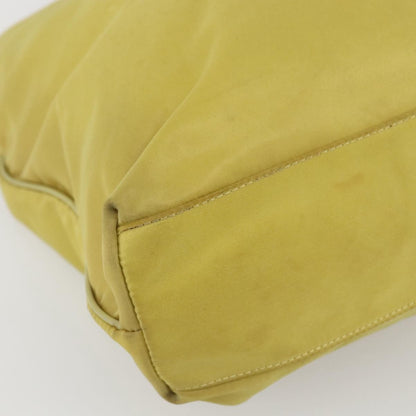 Prada Vintage Tote Tessuto, YELLOW, NYLON, Tote bag