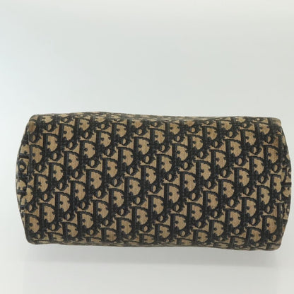 Christian Dior Vintage Trotter Boston Bag Diorissimo Canvas, NAVY, CANVAS, Travel bag