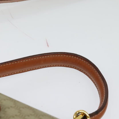 Celine Vintage Convertible Top Handle Bag Macadam Coated Canvas, BEIGE, CANVAS, Handbag