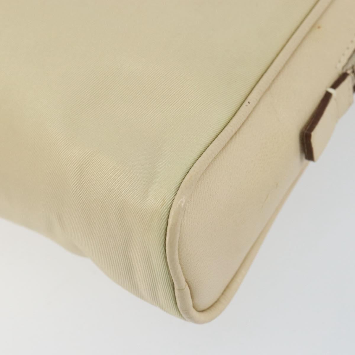 Prada Vintage Handbag Tessuto, Beige, Nylon, Handbag