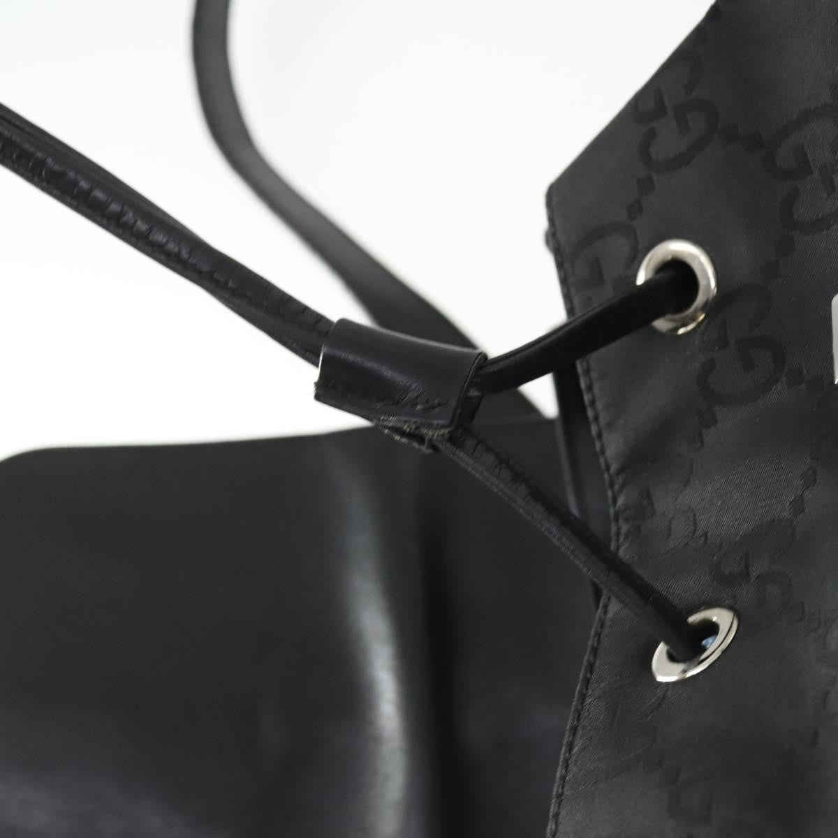 Gucci Vintage Jackie Backpack GG Canvas, BLACK, CANVAS, Backpack