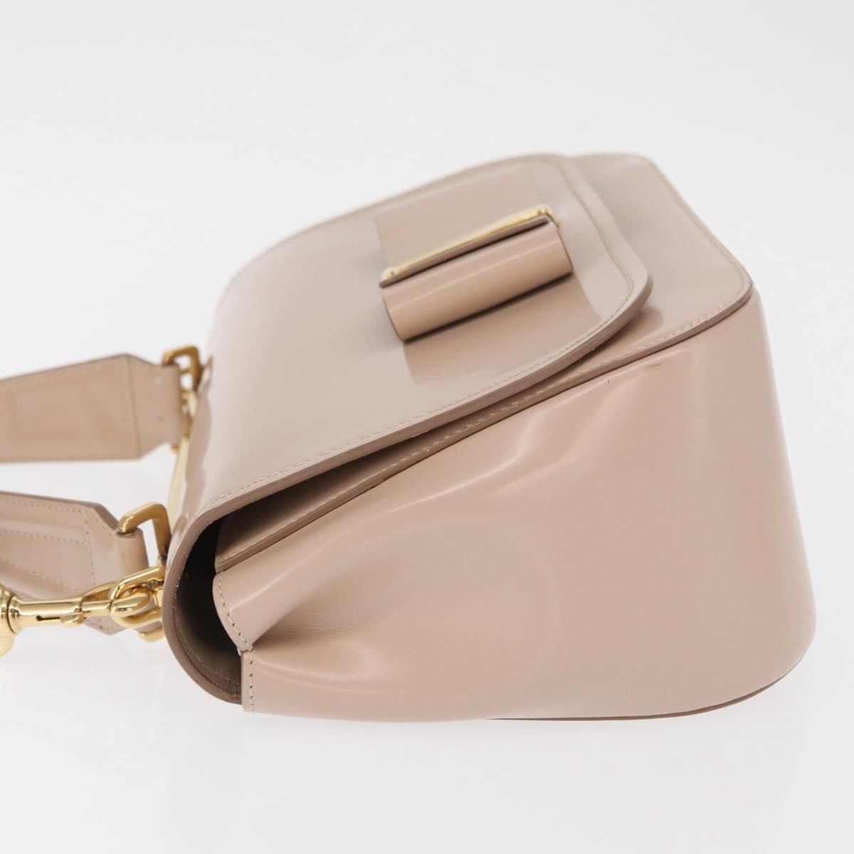 Salvatore Ferragamo Vala Handbag Leather, BEIGE, LEATHER, Handbag