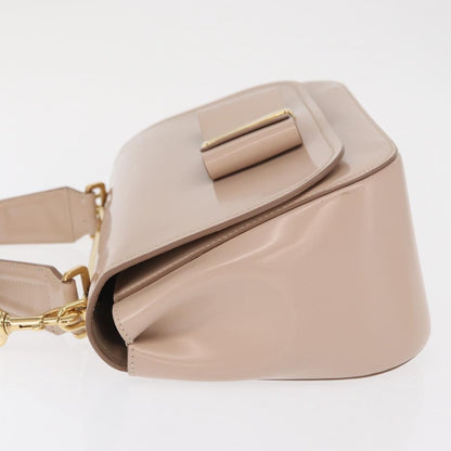 Salvatore Ferragamo Vala Handbag Leather, BEIGE, LEATHER, Handbag
