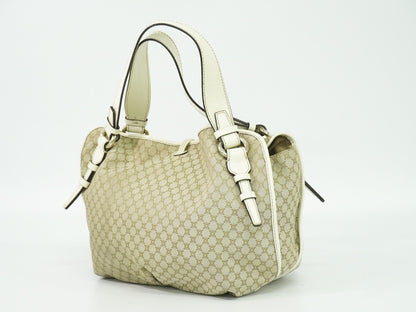 Celine Bittersweet Canvas, BEIGE, CANVAS, Tote bag