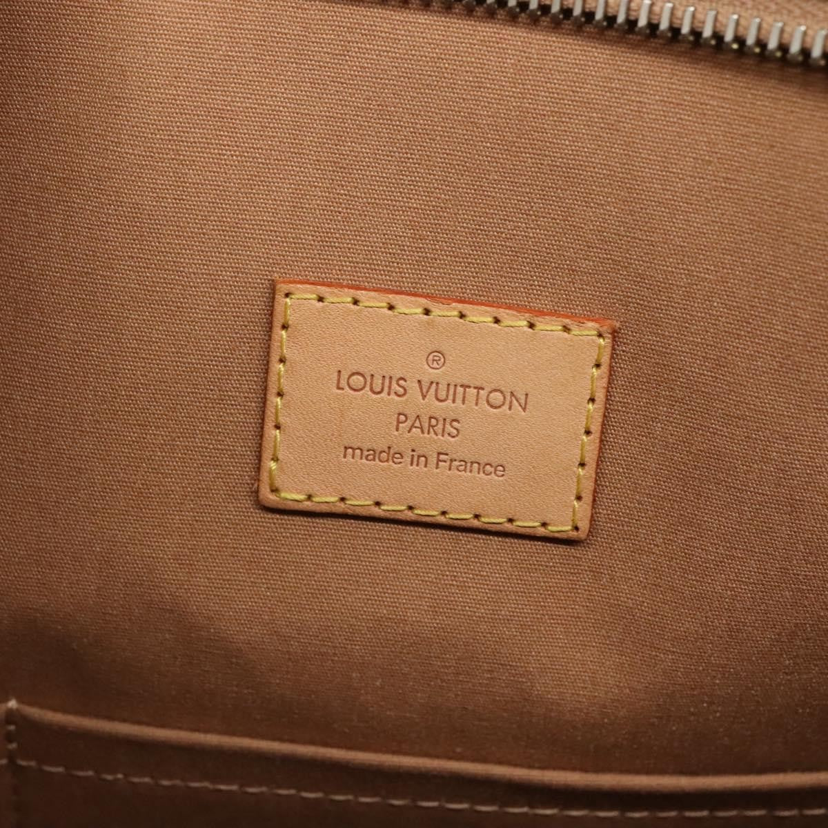 Louis Vuitton Brentwood Handbag Monogram Vernis, BROWN, PATENT_LEATHER, Shoulder bag