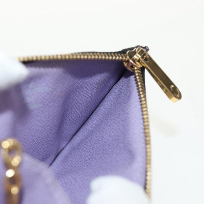 Louis Vuitton Pochette clés NM Monogram Multicolor Canvas, BLACK, CANVAS, Wallets