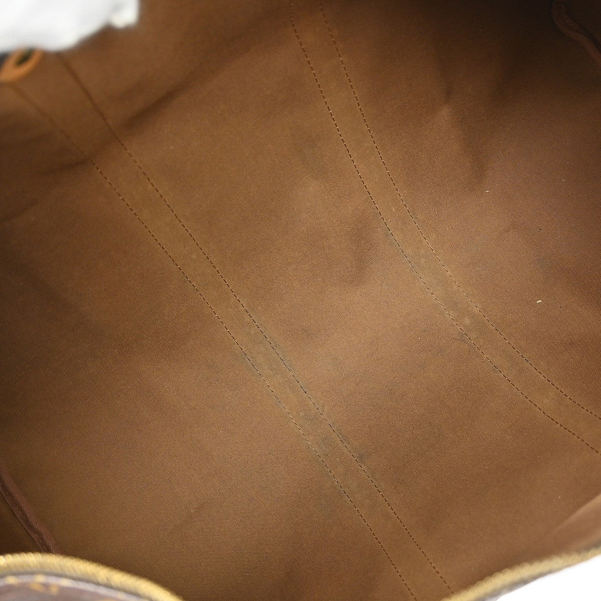 Louis Vuitton Keepall Bag Monogram Canvas, BROWN, CANVAS, Travel bag