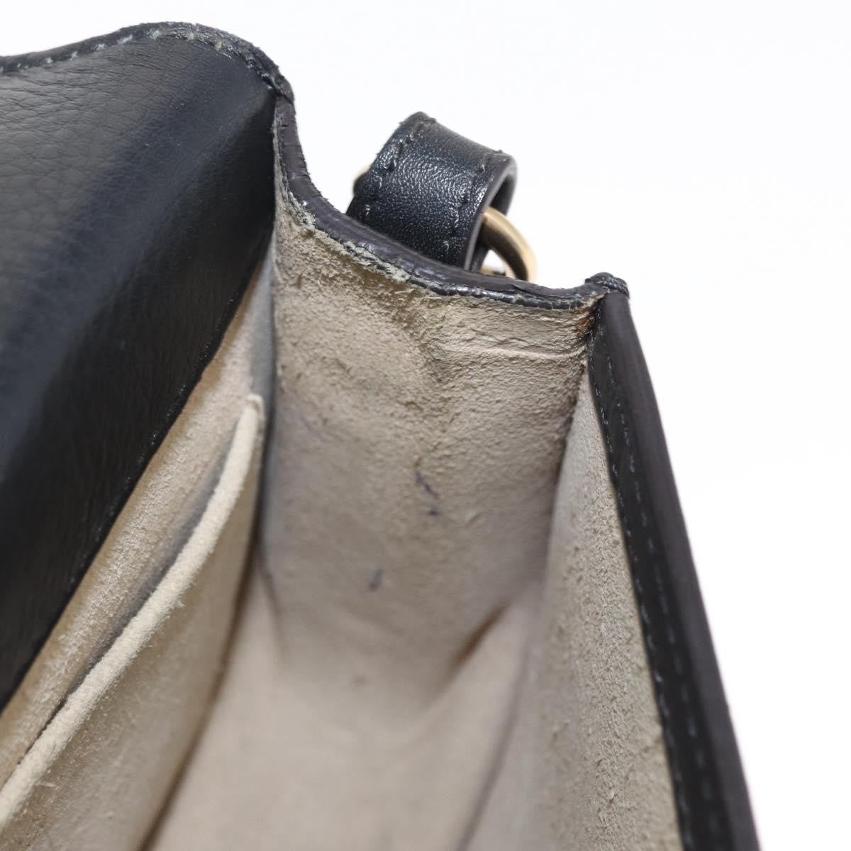 Chloe Nile Crossbody Bag Leather, BLACK, LEATHER, Handbag