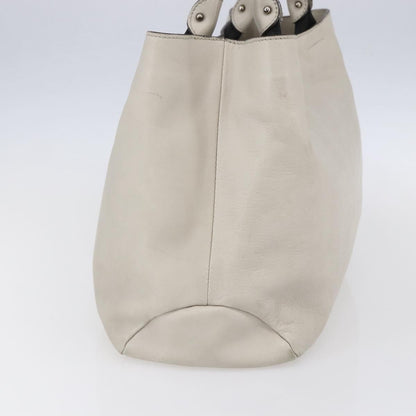 Salvatore Ferragamo Vala Handbag Leather, ECRU, LEATHER, Handbag