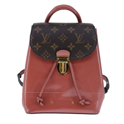 Louis Vuitton Hot Springs Backpack Monogram Vernis, PINK, CANVAS, Backpack