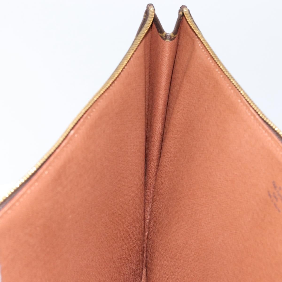 Louis Vuitton Poche Documents Monogram Canvas, BROWN, CANVAS, Briefcase