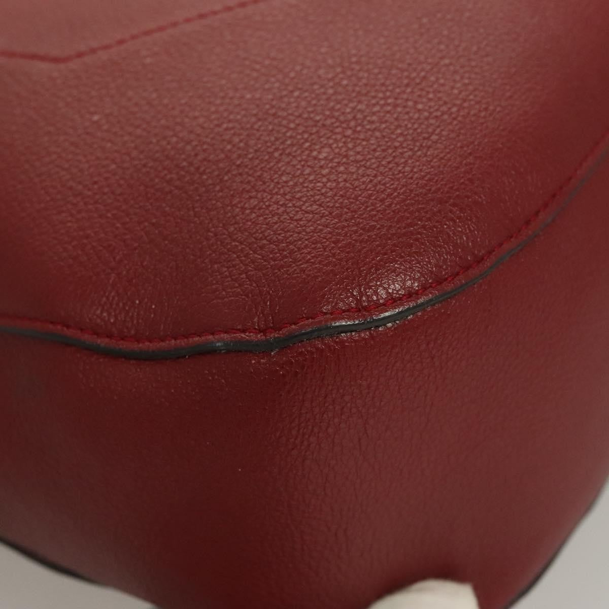 Bally Vintage Shoulder Bag Leather, RED, LEATHER, Shoulder bag