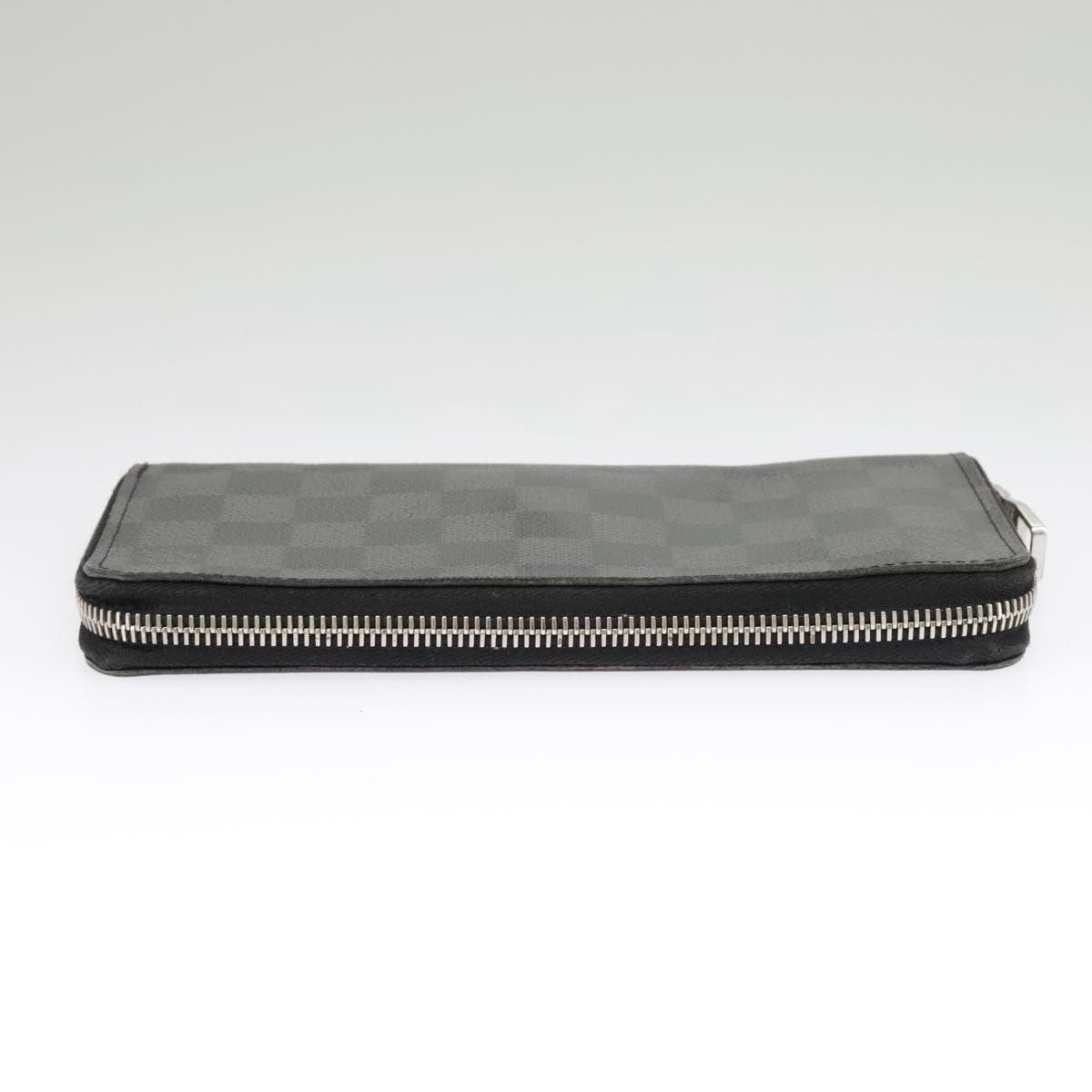Louis Vuitton Zippy wallet vertical Damier Graphite, BLACK, CANVAS, Wallets