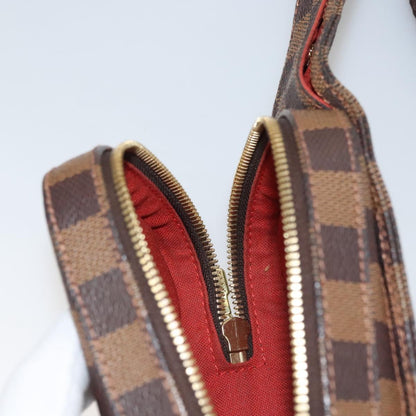 Louis Vuitton Geronimos Waist Bag Damier, BROWN, CANVAS, Travel bag