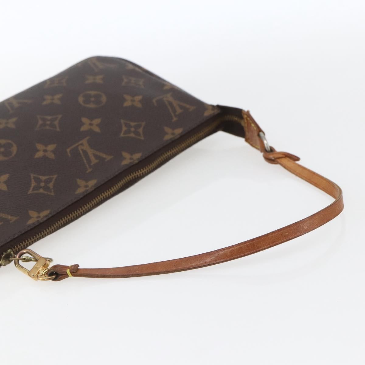 Louis Vuitton Pochette Accessoires NM Monogram Canvas, BROWN, CANVAS, Clutche & pouche