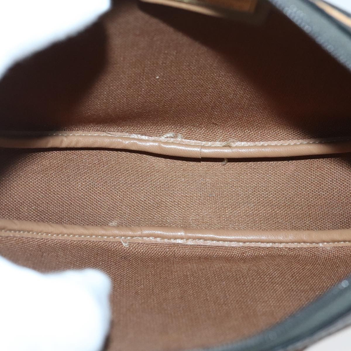 Christian Dior Vintage Honeycomb Shoulder Bag Canvas, BLACK, CANVAS, Shoulder bag