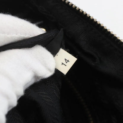 Prada Belted Tote Tessuto, BLACK, NYLON, Tote bag