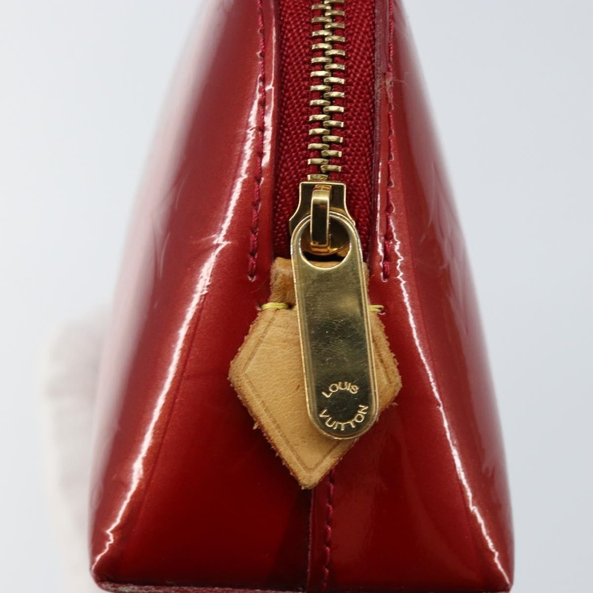 Louis Vuitton Cosmetic Pouch Electric Epi Leather, RED, PATENT_LEATHER, Toiletry Case