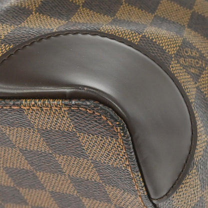 Louis Vuitton Hampstead Handbag Damier, BROWN, CANVAS, Tote bag