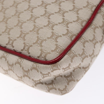 Celine Vintage Macadam Shoulder Bag Canvas, BEIGE, CANVAS, Shoulder bag