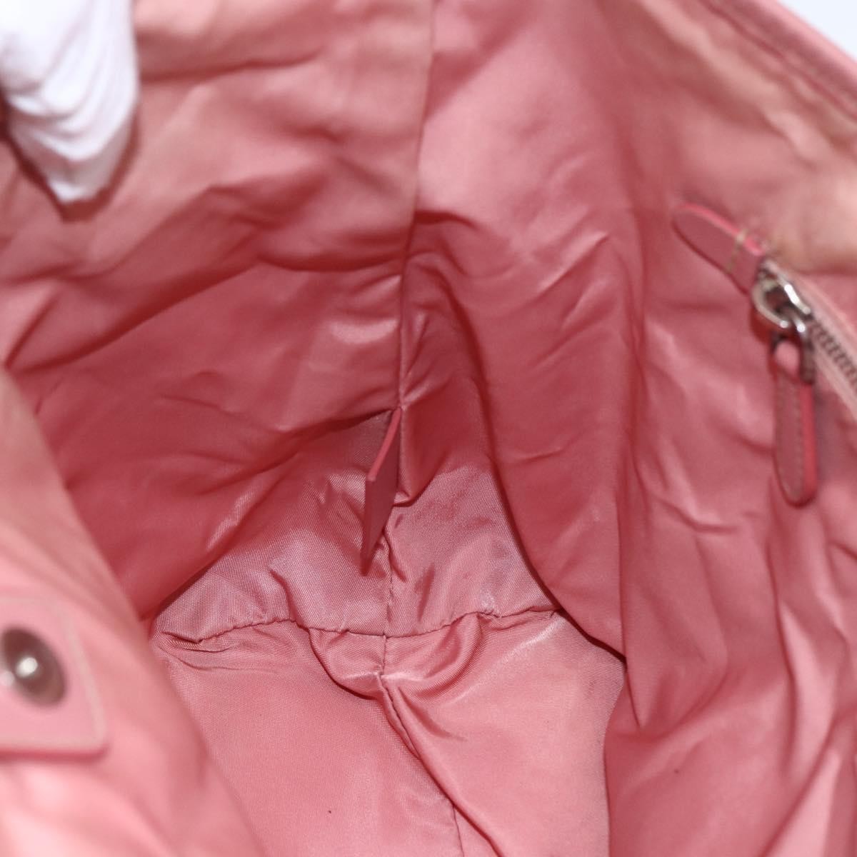 Prada Vintage Tote Tessuto, PINK, NYLON, Tote bag