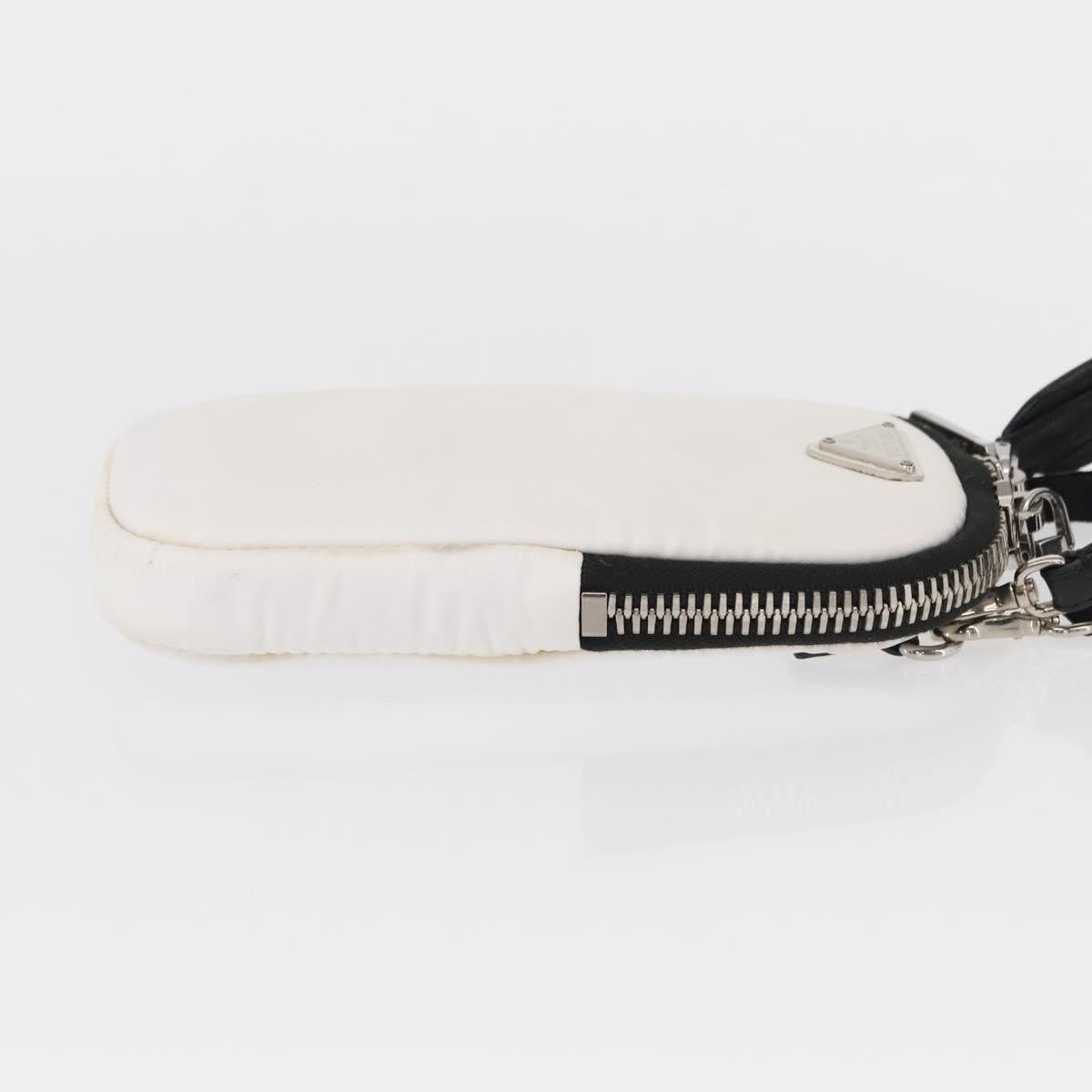Prada Cargo Phone Holder Crossbody Bag Tessuto, WHITE, NYLON, Shoulder bag