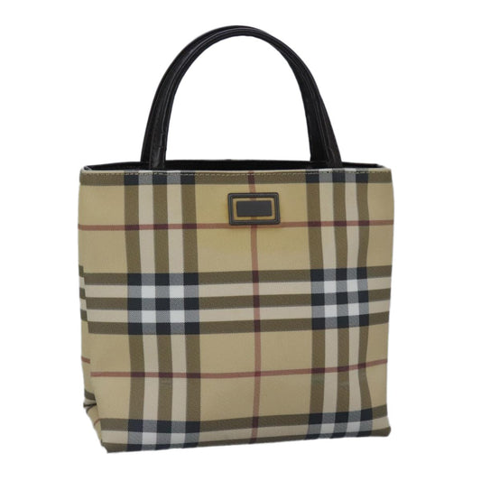 Burberry Nova Check Tote canvas check pattern, BEIGE, CANVAS, Handbag